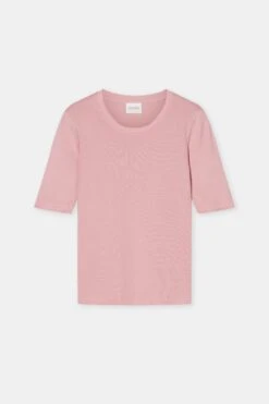 T-Shirt Aus Baumwoll-Mix Peony Pink -Closed Geschaft C95025 420 22 898 5