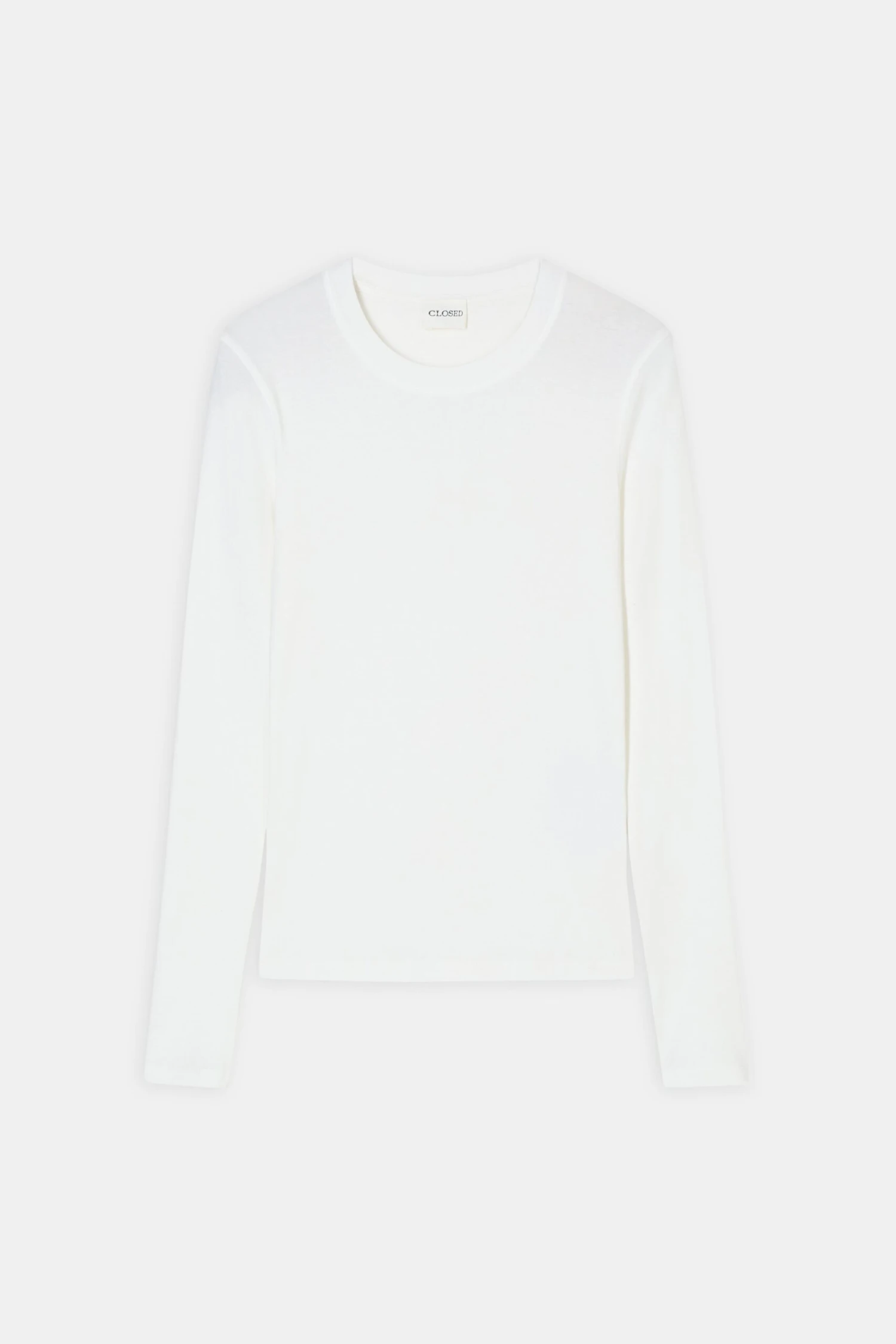 Longsleeve aus Baumwoll-Mix Ivory Longsleeve Aus Baumwoll-Mix Ivory -Closed Geschaft C95026 420 22 218 5 scaled