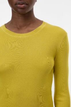 Longsleeve Aus Baumwoll-Mix Golden Yellow 3 Longsleeve Aus Baumwoll-Mix Golden Yellow -Closed Geschaft C95026 420 22 456 3