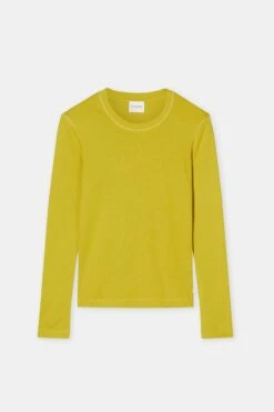 Longsleeve Aus Baumwoll-Mix Golden Yellow 5 Longsleeve Aus Baumwoll-Mix Golden Yellow -Closed Geschaft C95026 420 22 456 5