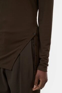 Longsleeve Mit Schlitz-Detail Marsh Green 4 Longsleeve Mit Schlitz-Detail Marsh Green -Closed Geschaft C95042 45W 22 694 4