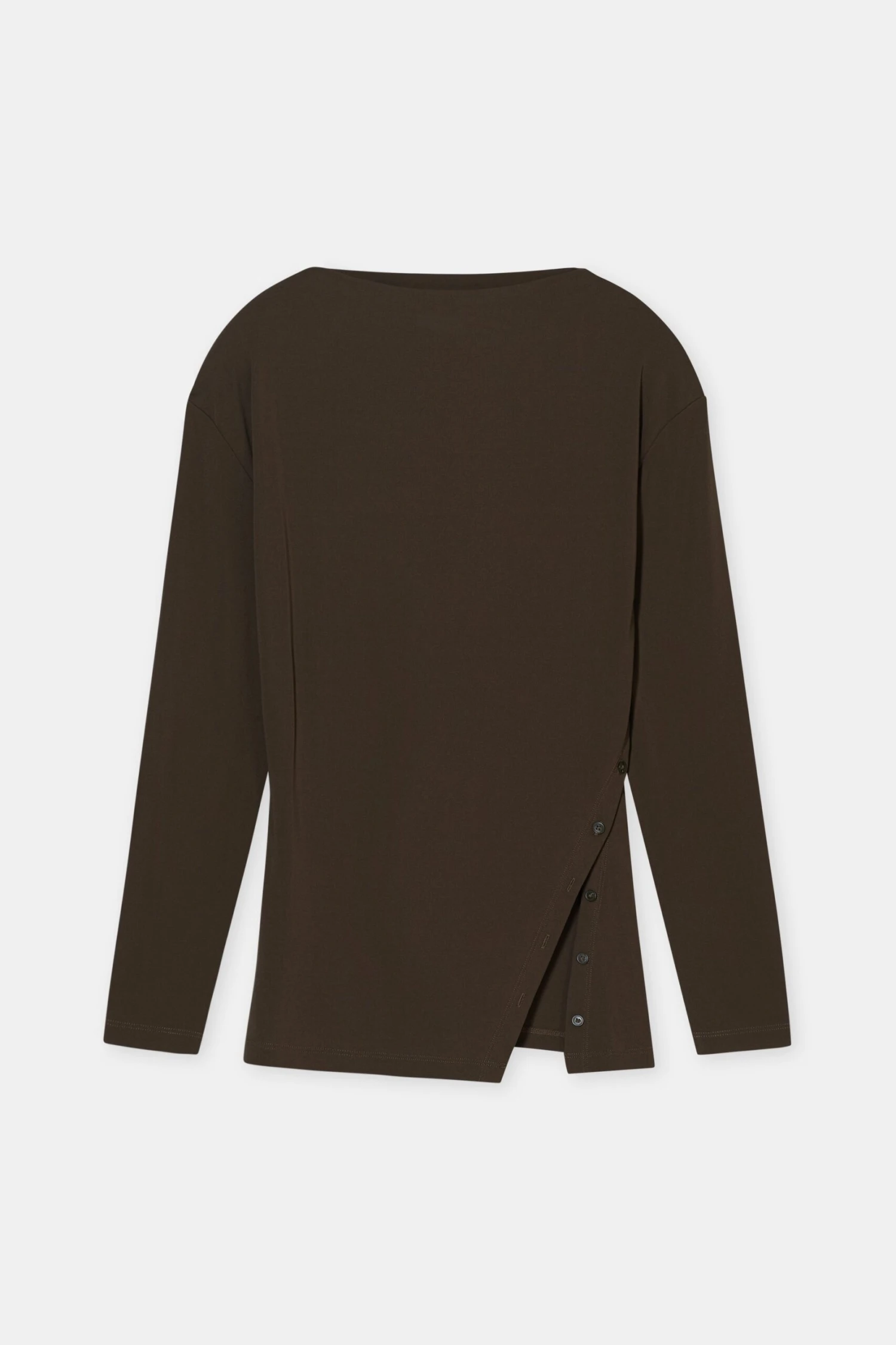 Longsleeve mit Schlitz-Detail Marsh green Longsleeve Mit Schlitz-Detail Marsh Green -Closed Geschaft C95042 45W 22 694 7 scaled