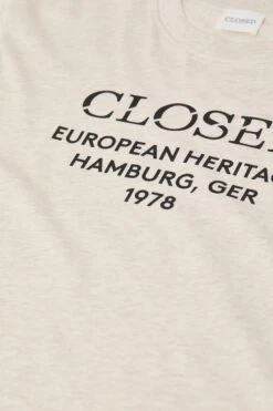 Baumwoll T-Shirt Ecru -Closed Geschaft C95203 40L PR 201 4
