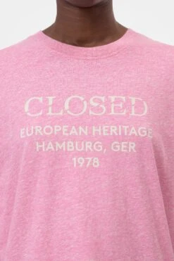 Baumwoll T-Shirt Flamingo Pink -Closed Geschaft C95203 40L PR 863 3