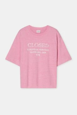 Baumwoll T-Shirt Flamingo Pink -Closed Geschaft C95203 40L PR 863 6