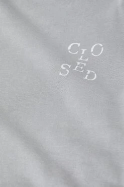 Sweatshirt Aus Bio-Baumwolle Mud Grey -Closed Geschaft C95226 47V 13 123 5