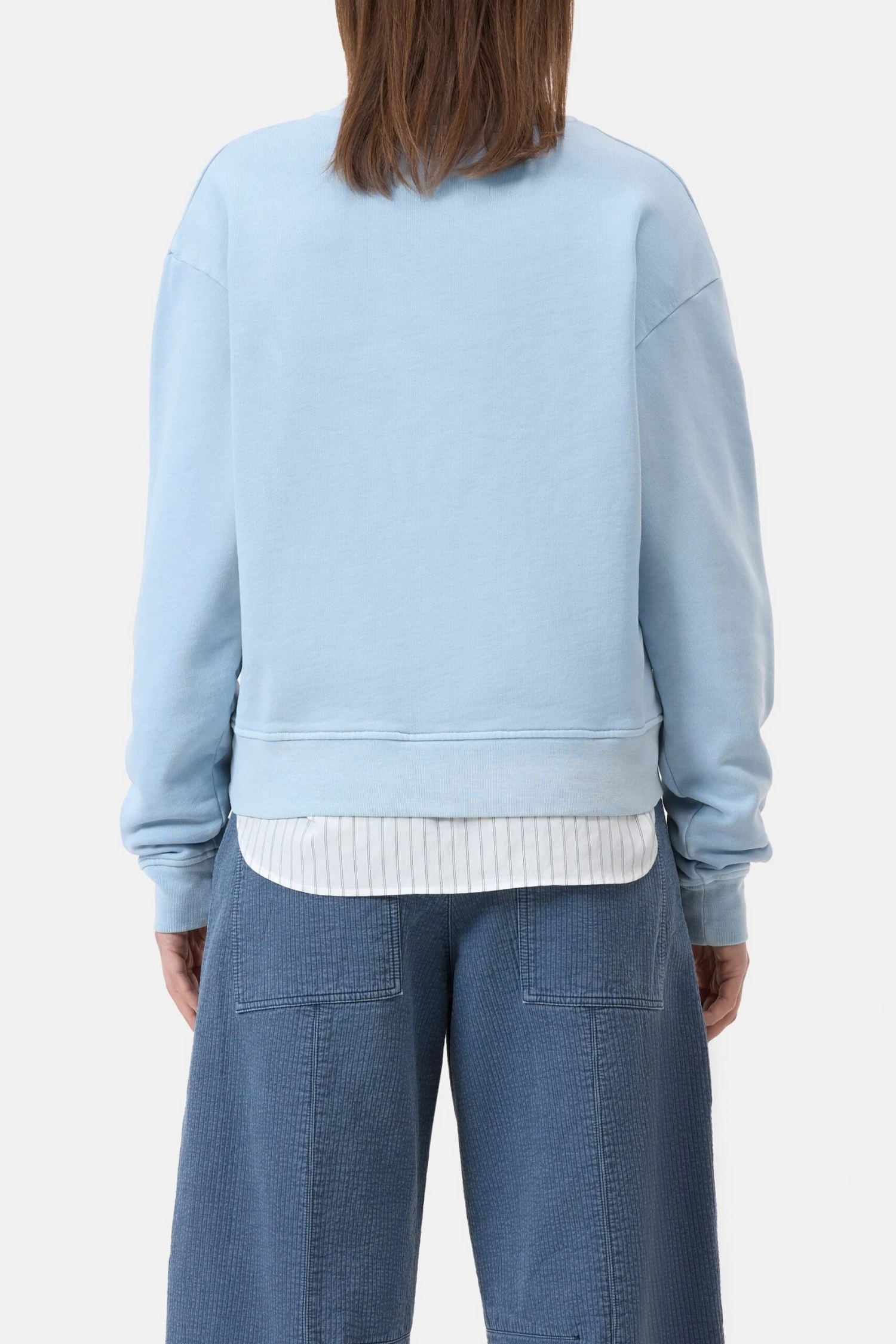 Sweatshirt aus Bio-Baumwolle Powder blue Sweatshirt Aus Bio-Baumwolle Powder Blue -Closed Geschaft C95226 47V 13 585 2 scaled