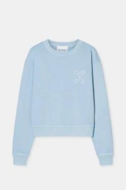 Sweatshirt Aus Bio-Baumwolle Powder Blue 6 Sweatshirt Aus Bio-Baumwolle Powder Blue -Closed Geschaft C95226 47V 13 585 6