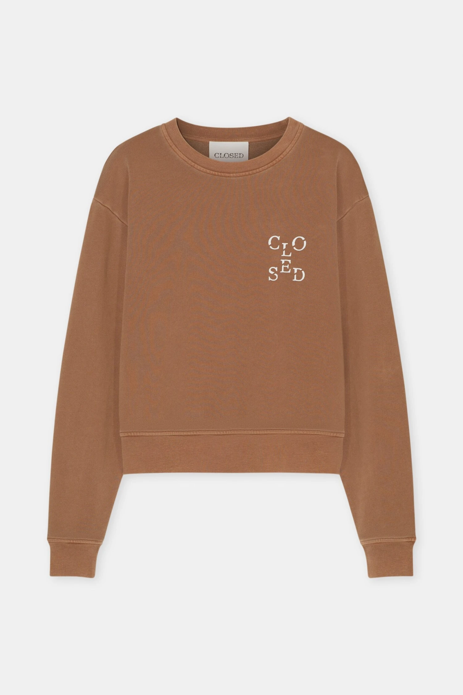 Sweatshirt aus Bio-Baumwolle Light mocha brown Sweatshirt Aus Bio-Baumwolle Light Mocha Brown -Closed Geschaft C95226 47V 13 952 4 scaled