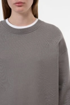Sweatshirt Mit Weiten Ärmeln Led Grey -Closed Geschaft C95248 472 EM 178 3
