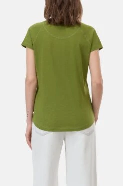 T-Shirt Aus Baumwolle Pistachio Green 2 T-Shirt Aus Baumwolle Pistachio Green -Closed Geschaft C95332 44R 22 695 2