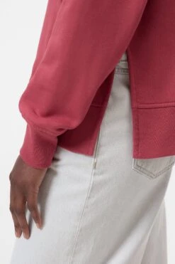 Hoodie Aus Bio-Baumwolle Cherry Red -Closed Geschaft C95358 472 EM 343 4