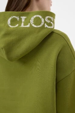 Hoodie Aus Bio-Baumwolle Pistachio Green -Closed Geschaft C95358 472 EM 695 4