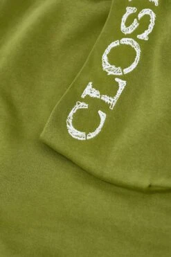Hoodie Aus Bio-Baumwolle Pistachio Green -Closed Geschaft C95358 472 EM 695 7