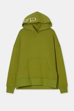 Hoodie Aus Bio-Baumwolle Pistachio Green -Closed Geschaft C95358 472 EM 695 8