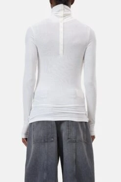 Longsleeve Aus Modal-Kaschmir-Mix White -Closed Geschaft C95367 42S 22 200 2