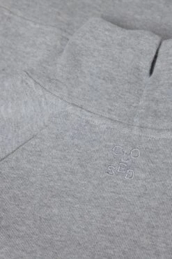 Stehkragen-Sweatshirt Light Grey Melange -Closed Geschaft C95383 423 22 127 4