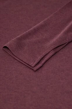 Langarmshirt Aus Woll-Mix Dark Raisin Red -Closed Geschaft C95472 42C 22 856 4