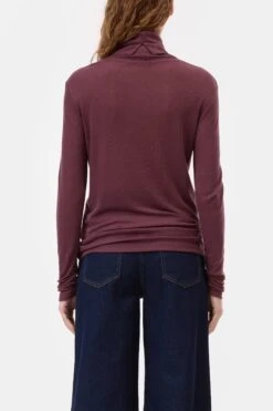 Longsleeve Mit Rollkragen Dark Raisin Red -Closed Geschaft C95473 42C 22 856 2