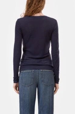 Longsleeve Mit U-Ausschnitt Dark Night -Closed Geschaft C95475 42C 22 568 2