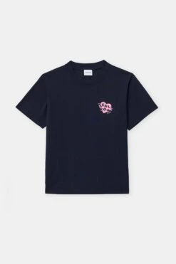 T-shirt “It's Real Love, Baby!” Dark Night -Closed Geschaft C95513 44H PR 568 5