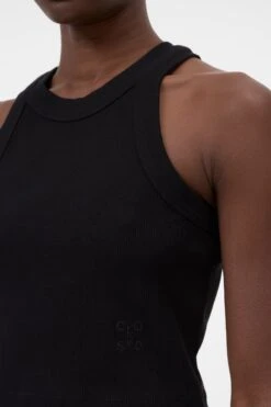 Racer Top Aus Baumwoll-Mix Black -Closed Geschaft C95568 42T EM 100 3