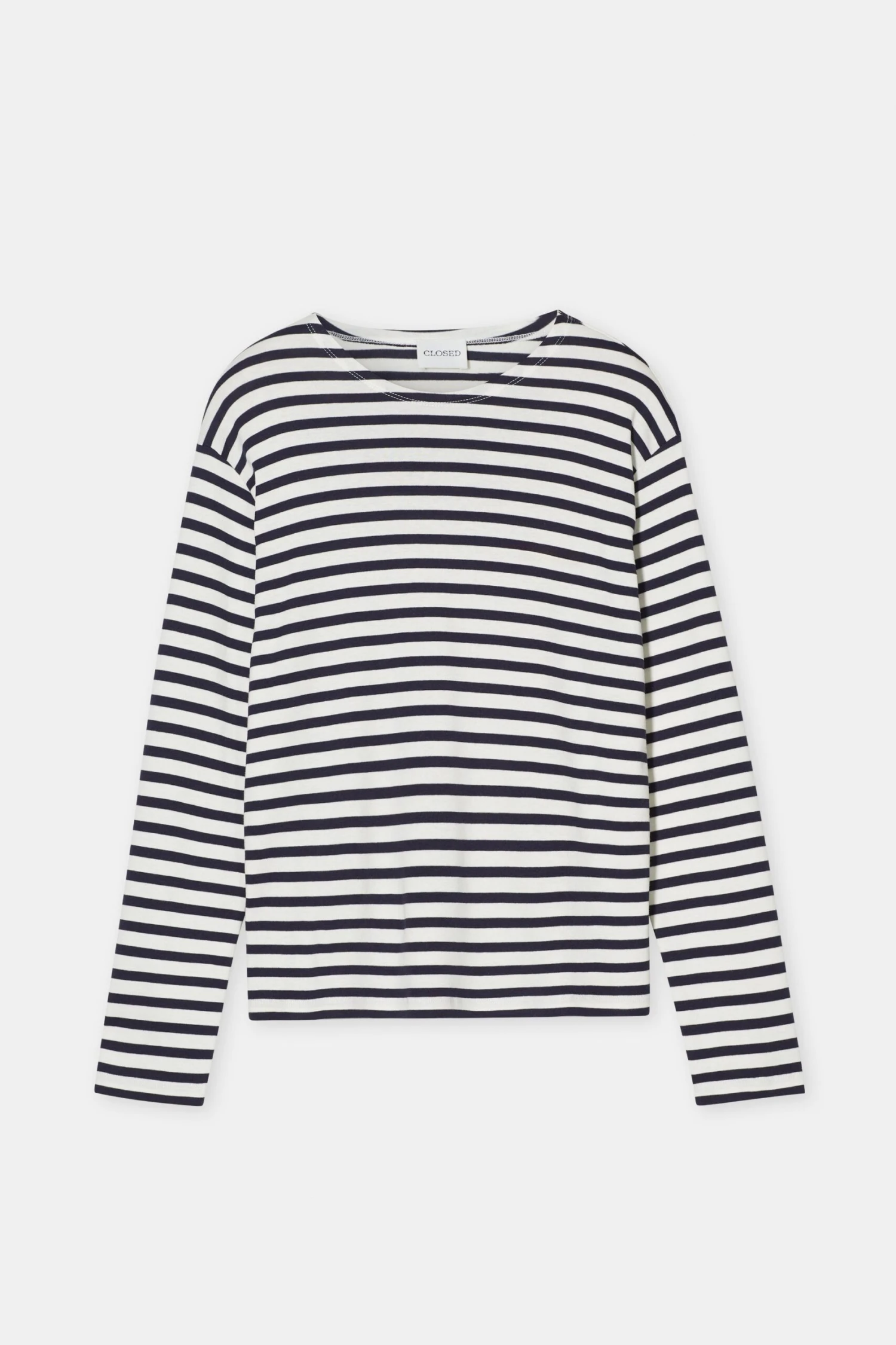 Longsleeve aus Baumwoll-Mix Dark night Longsleeve Aus Baumwoll-Mix Dark Night -Closed Geschaft C95594 420 ST 568 5 scaled