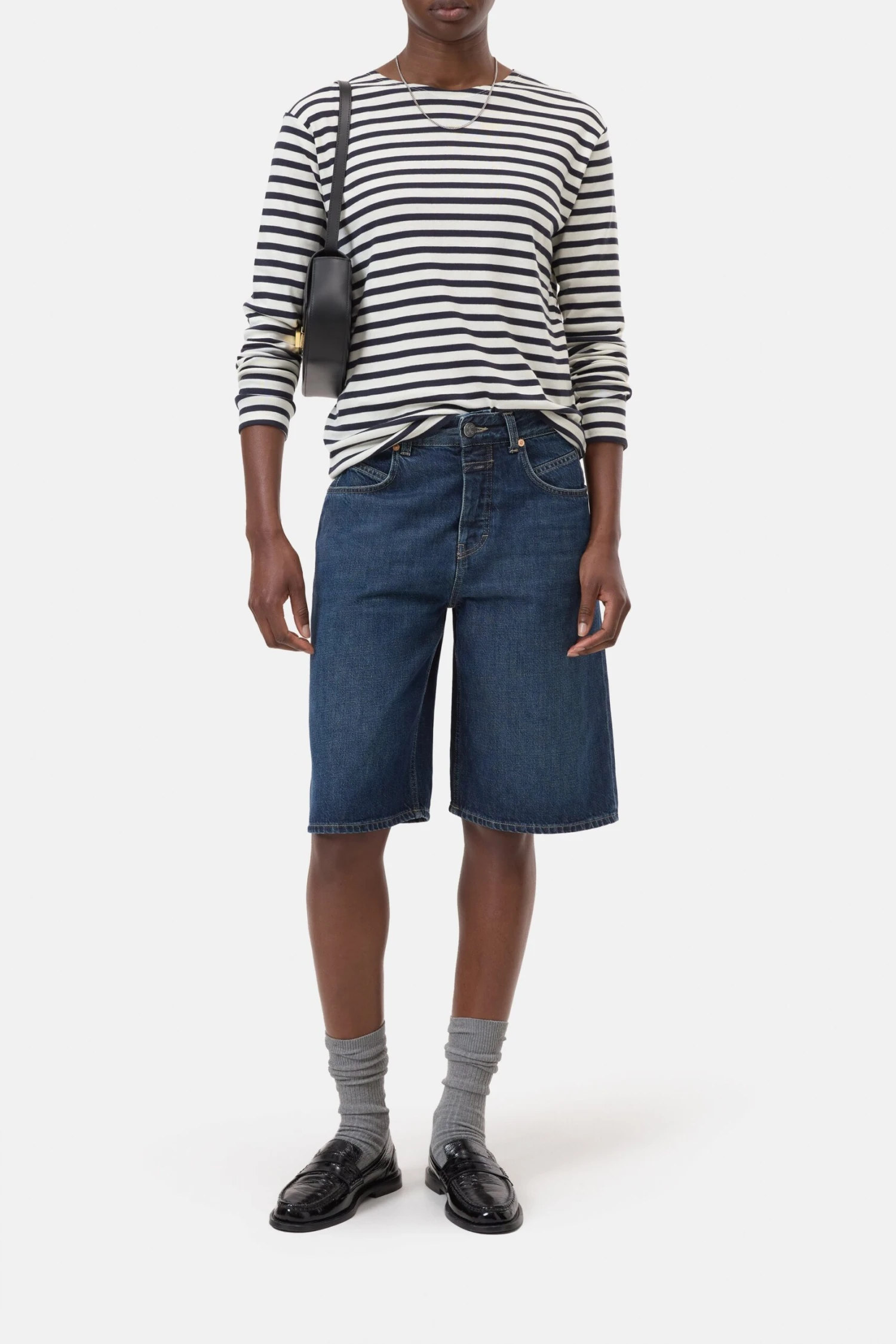 Longsleeve aus Baumwoll-Mix Dark night Longsleeve Aus Baumwoll-Mix Dark Night -Closed Geschaft C95594 420 ST 568 scaled