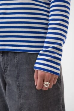 Longsleeve Aus Baumwoll-Mix Galaxy Blue -Closed Geschaft C95594 420 ST 590 4