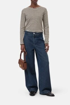 Longsleeve Aus Baumwoll-Mix Marsh Green