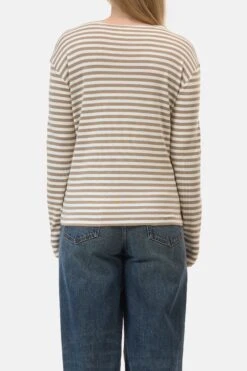 Longsleeve Aus Baumwoll-Mix Clay Beige -Closed Geschaft C95594 420 ST 911 2