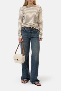 Longsleeve Aus Baumwoll-Mix Clay Beige