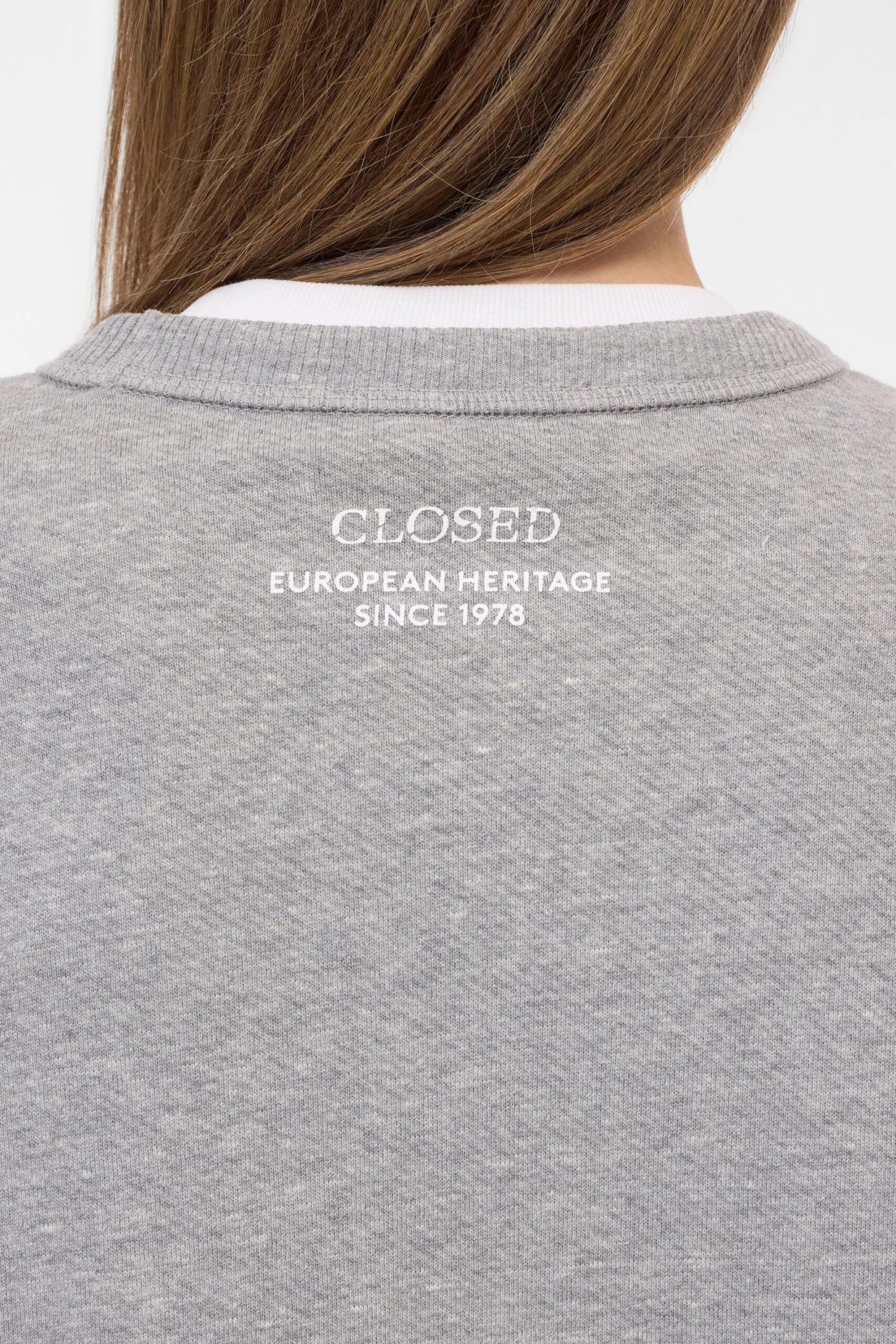Sweatshirt Light grey melange Sweatshirt Light Grey Melange -Closed Geschaft C95708 47M PR 127 4 scaled