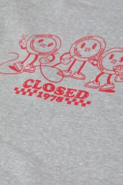 Sweatshirt Aus Baumwoll-Mix Light Grey Melange -Closed Geschaft C95709 47M PR 127 6