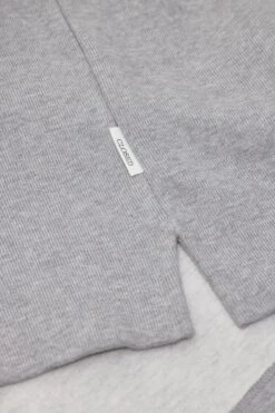 Sweatshirt Mit Umschlagbündchen Light Grey Melange -Closed Geschaft C95733 423 22 127 4