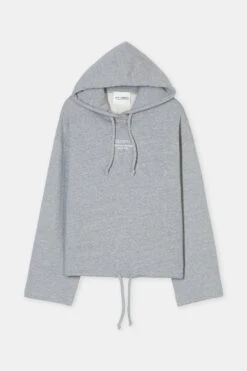 Hoodie Mit Logo Light Grey Melange -Closed Geschaft C95758 47M PR 127 7