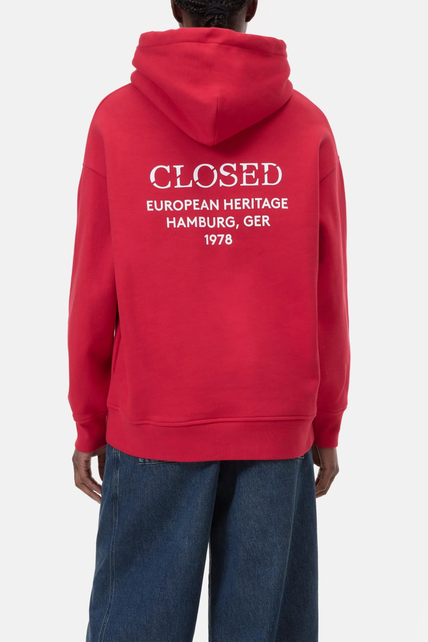 Hoodie aus Bio-Baumwolle Rose red Hoodie Aus Bio-Baumwolle Rose Red -Closed Geschaft C95922 472 PR 308 2 scaled