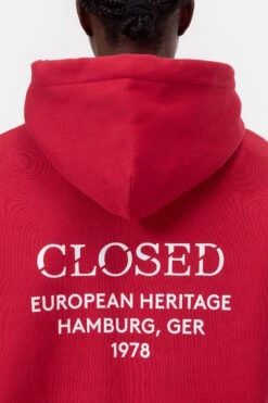 Hoodie Aus Bio-Baumwolle Rose Red 4 Hoodie Aus Bio-Baumwolle Rose Red -Closed Geschaft C95922 472 PR 308 4