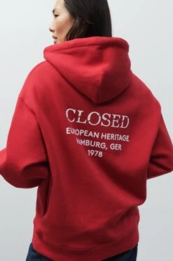 Hoodie Aus Bio-Baumwolle Rose Red 6 Hoodie Aus Bio-Baumwolle Rose Red -Closed Geschaft C95922 472 PR 308 6