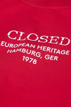 Hoodie Aus Bio-Baumwolle Rose Red 7 Hoodie Aus Bio-Baumwolle Rose Red -Closed Geschaft C95922 472 PR 308 7