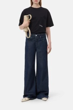 T-Shirt Mit Print Black