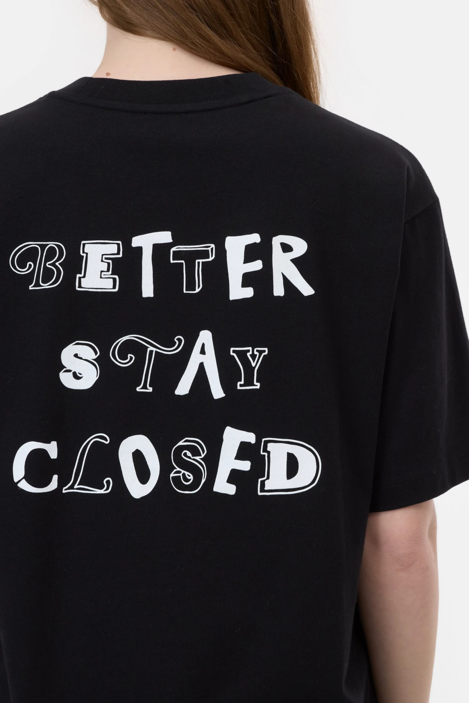 T-Shirt mit Print Black T-Shirt Mit Print Black -Closed Geschaft C95925 44H PR 100 4 scaled