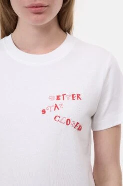 T-Shirt Mit Print White 3 T-Shirt Mit Print White -Closed Geschaft C95926 44H PR 200 3