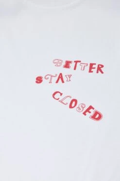 T-Shirt Mit Print White 4 T-Shirt Mit Print White -Closed Geschaft C95926 44H PR 200 4