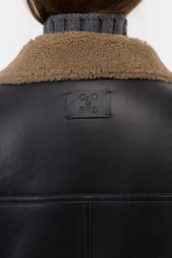 Wendbare Lammfell-Jacke Black -Closed Geschaft C97069 8CM 22 100 4