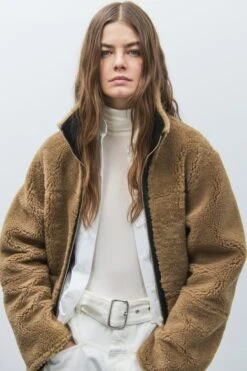 Wendbare Lammfell-Jacke Black -Closed Geschaft C97069 8CM 22 100 6