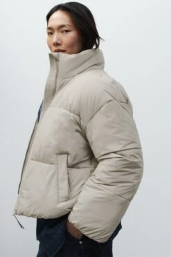 Kurze Puffer-Jacke Silt Grey -Closed Geschaft C97216 69F 22 198 7