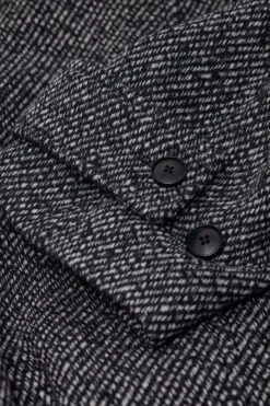 Mantel Aus Mouliné-Garn Grey Heather Melange -Closed Geschaft C97296 65J 22 116 7