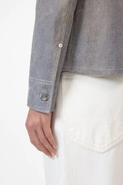 Lederjacke Im Denim-Look Eclipse Blue -Closed Geschaft C97352 8BA 22 537 4