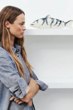 Lederjacke Im Denim-Look Eclipse Blue -Closed Geschaft C97352 8BA 22 537 5